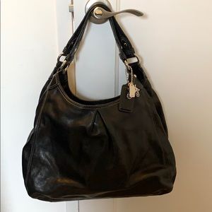 Coach Maddison Black Leather Purse